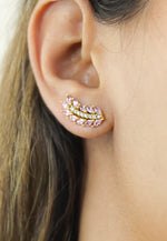 Bild in den Galerie-Viewer laden, golden wings earrings Bombay Sunset
