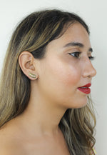 Bild in den Galerie-Viewer laden, golden wings earrings Bombay Sunset
