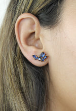 Load image into Gallery viewer, tweet earrings Bombay Sunset
