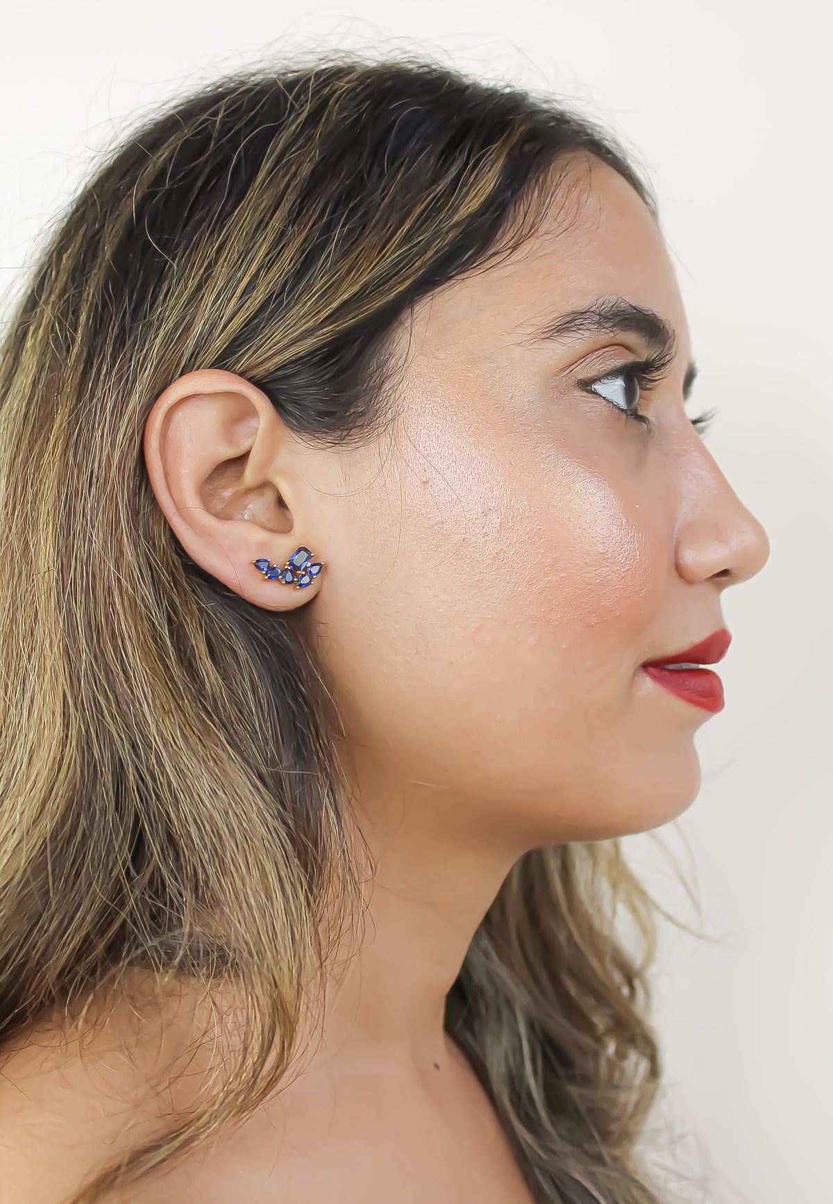 Tweet earrings bombay sunset