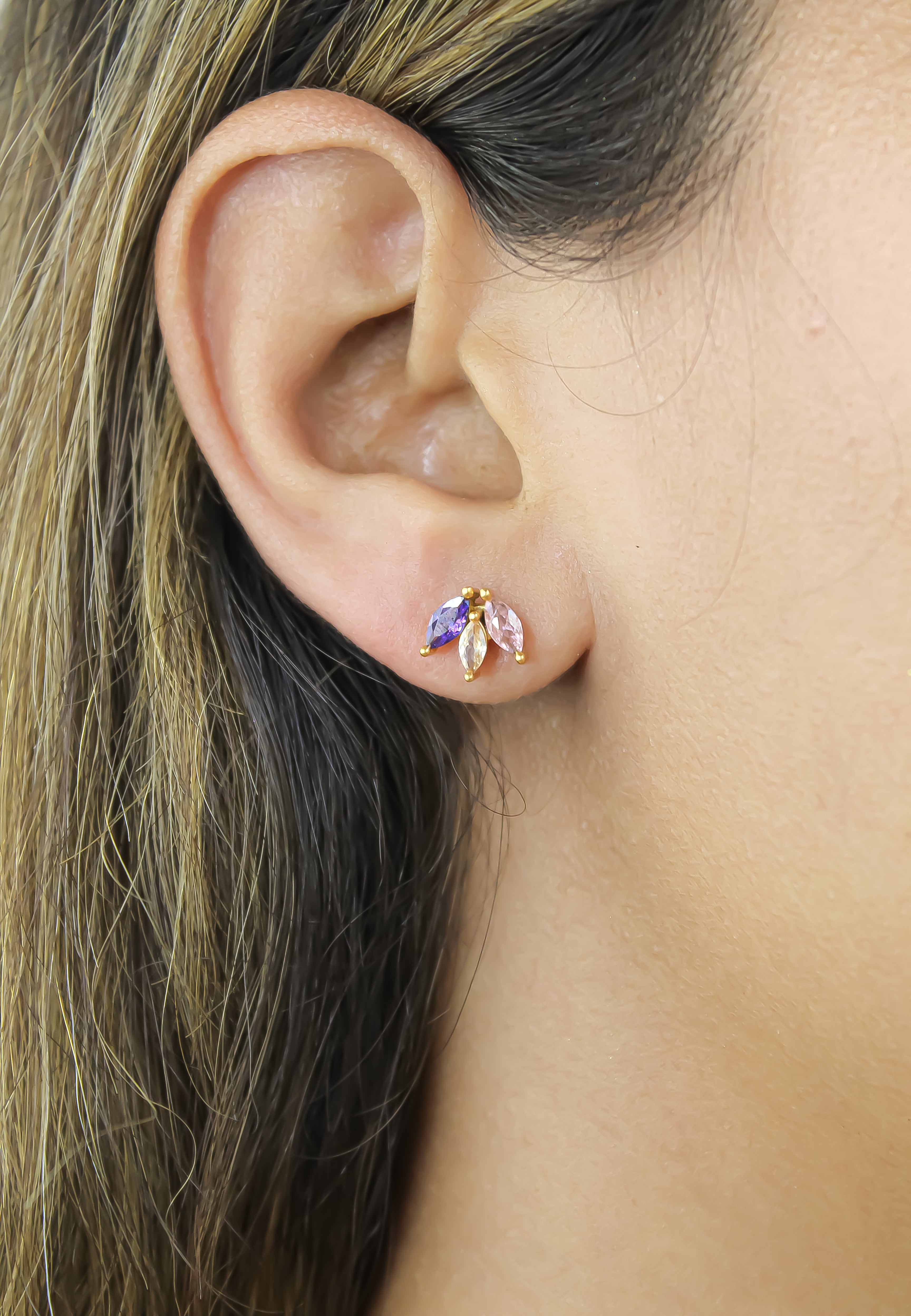 fontana earrings Bombay Sunset