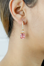 Load image into Gallery viewer, golden benares earrings Bombay Sunset
