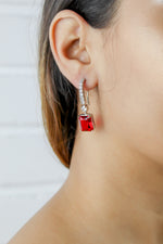 Load image into Gallery viewer, benares earrings below 50 boda copper medium pendientes novia Bombay Sunset
