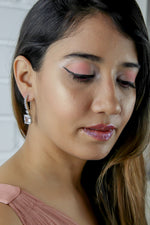 Load image into Gallery viewer, benares earrings below 50 boda copper medium pendientes novia Bombay Sunset
