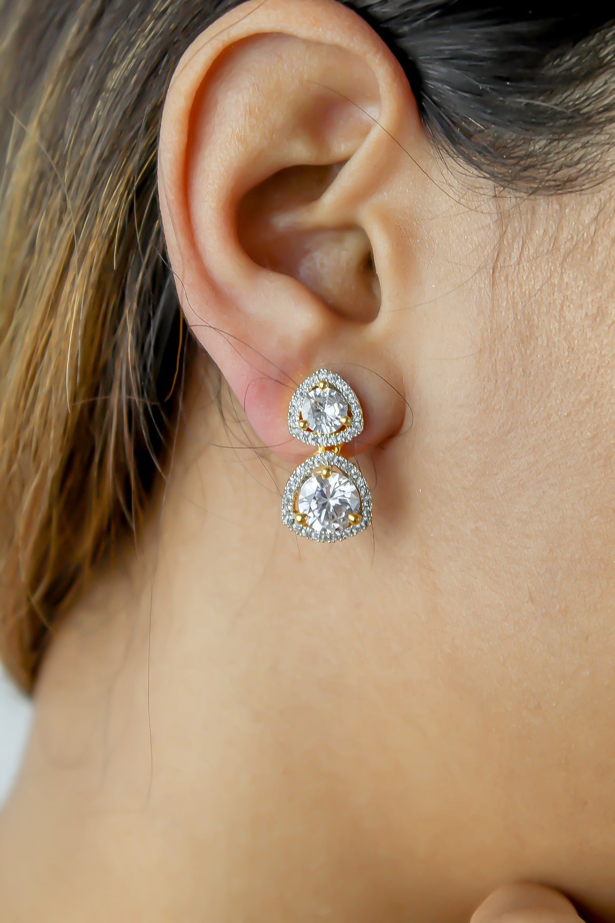 Nikobar stone earrings bombay sunset