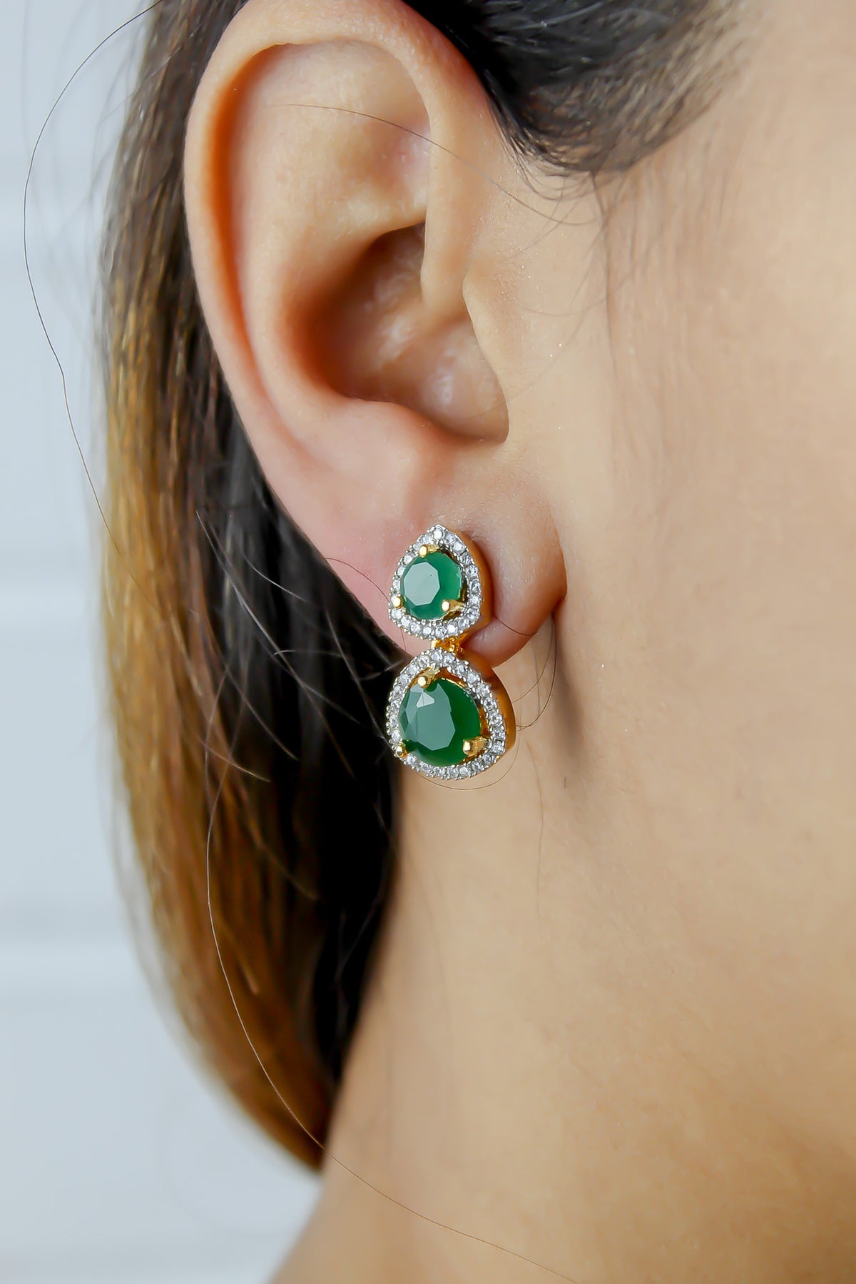 Nikobar stone earrings below 50 boda bodas fiesta invitada bombay sunset