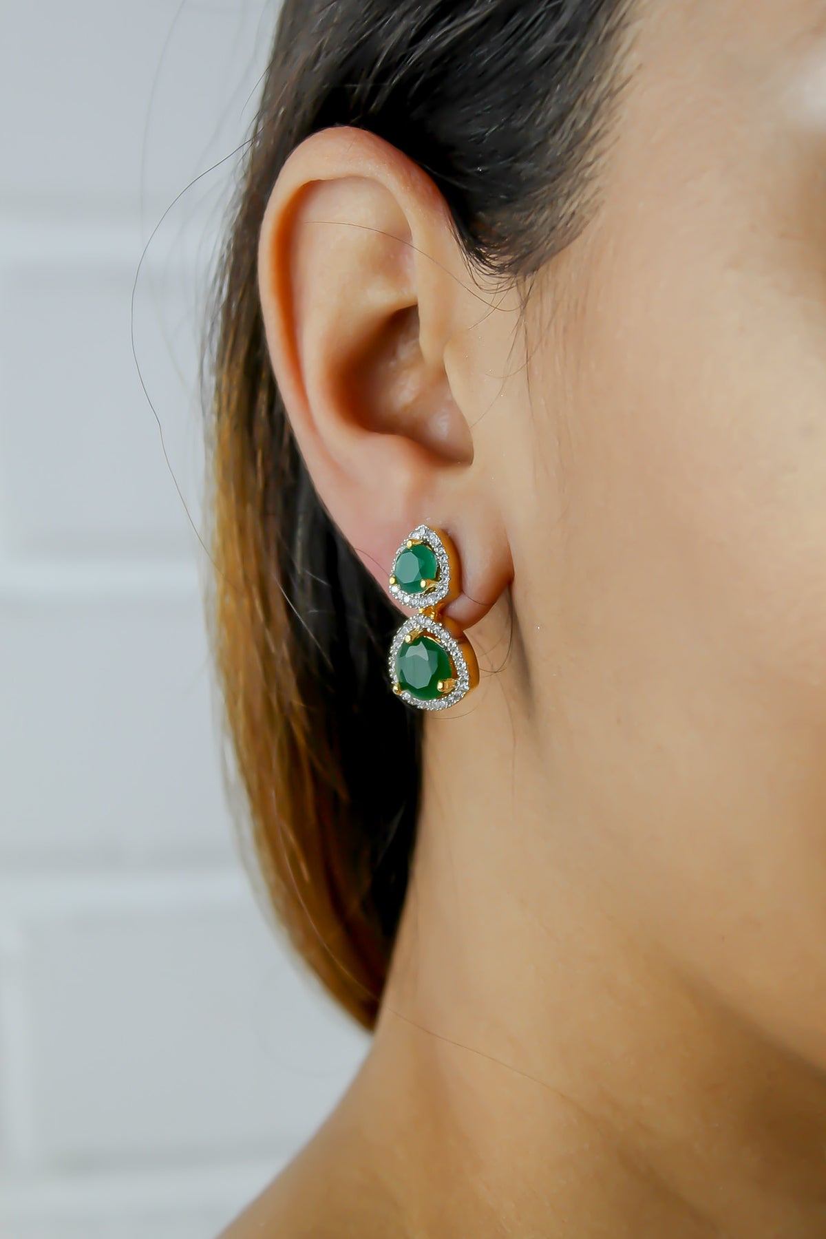 Nikobar stone earrings below 50 boda bodas fiesta invitada bombay sunset