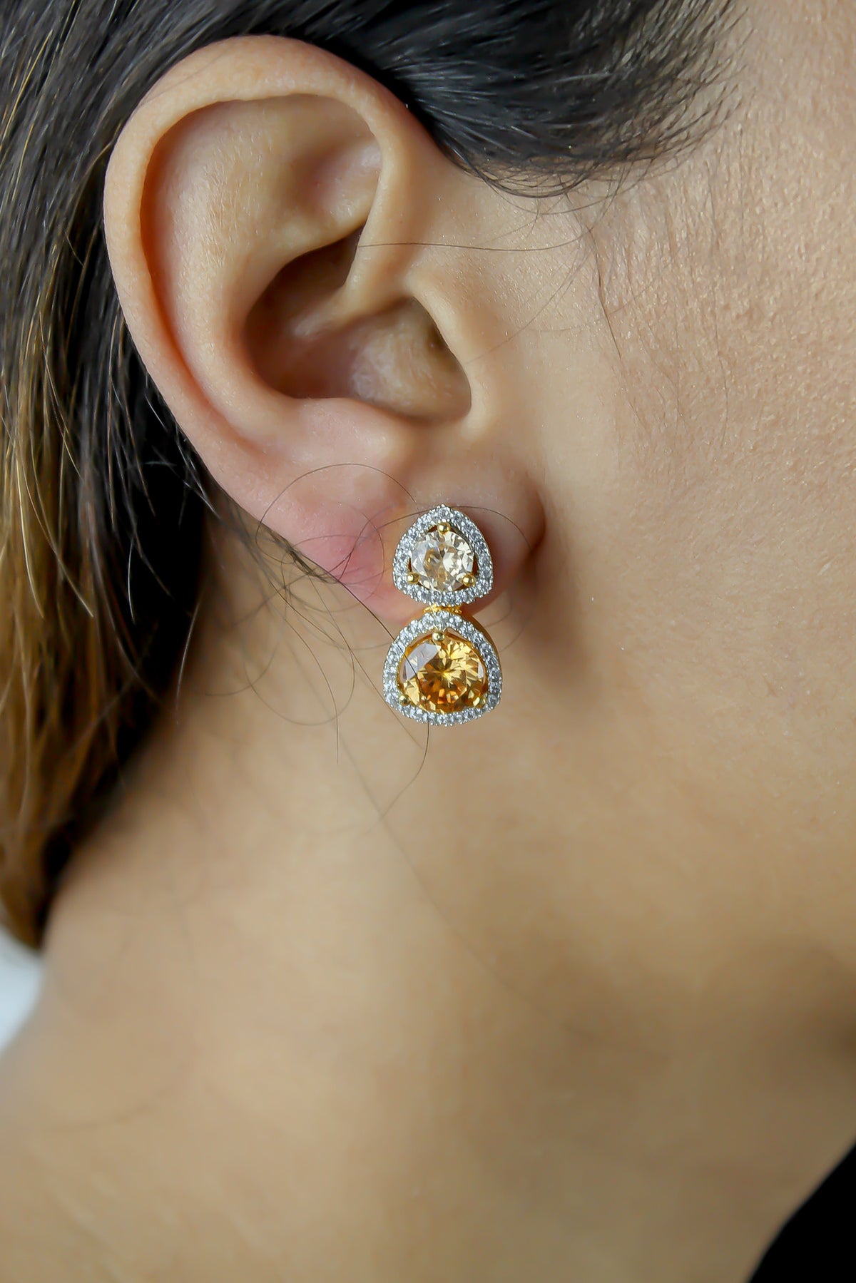 Nikobar stone earrings below 50 boda bodas fiesta invitada bombay sunset