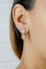 Bild in den Galerie-Viewer laden, nikobar stone earrings below 50 boda bodas fiesta invitada Bombay Sunset
