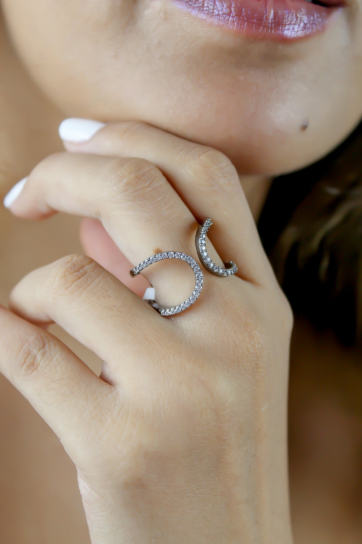 Shape shifter ring bombay sunset