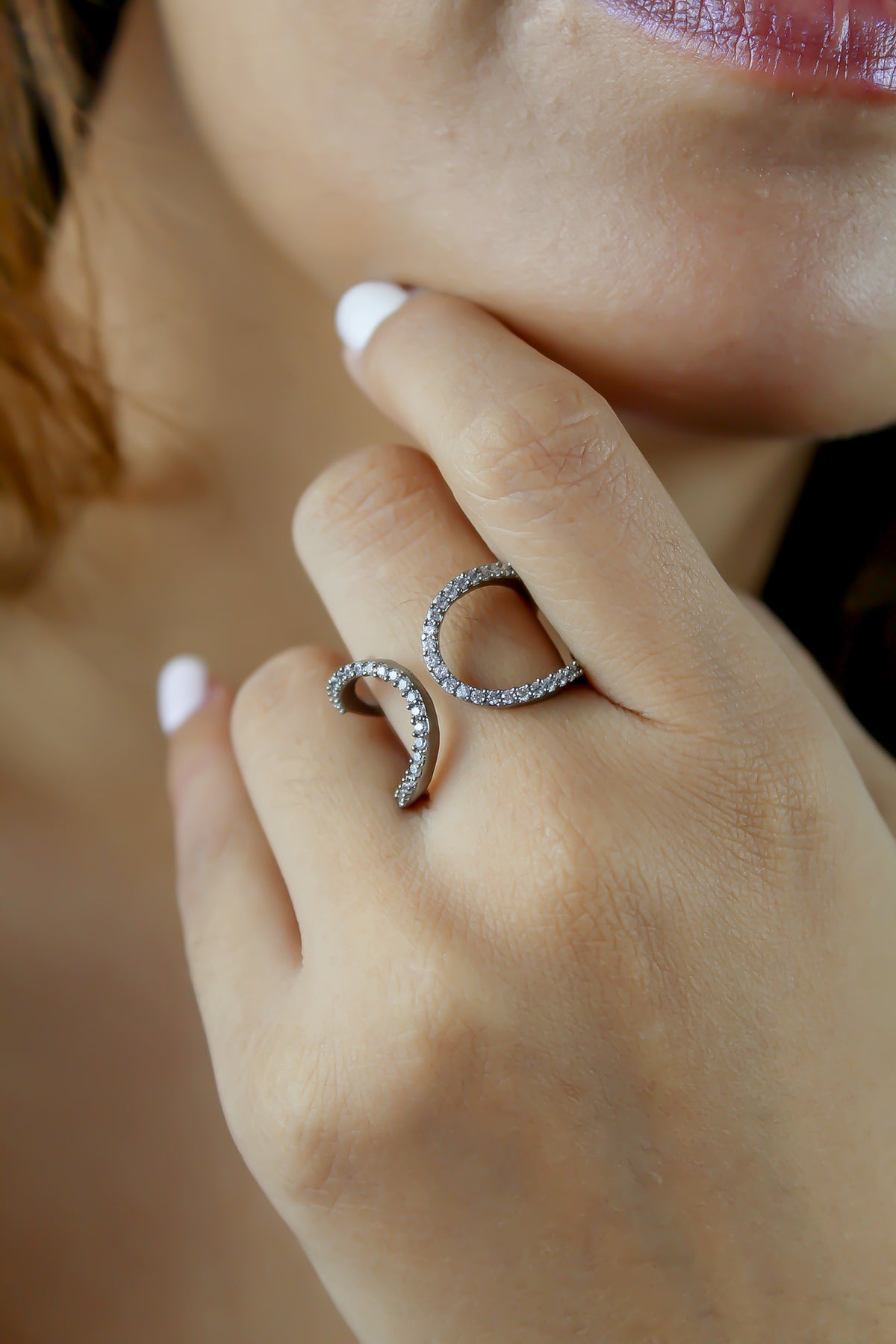 Shape shifter ring bombay sunset