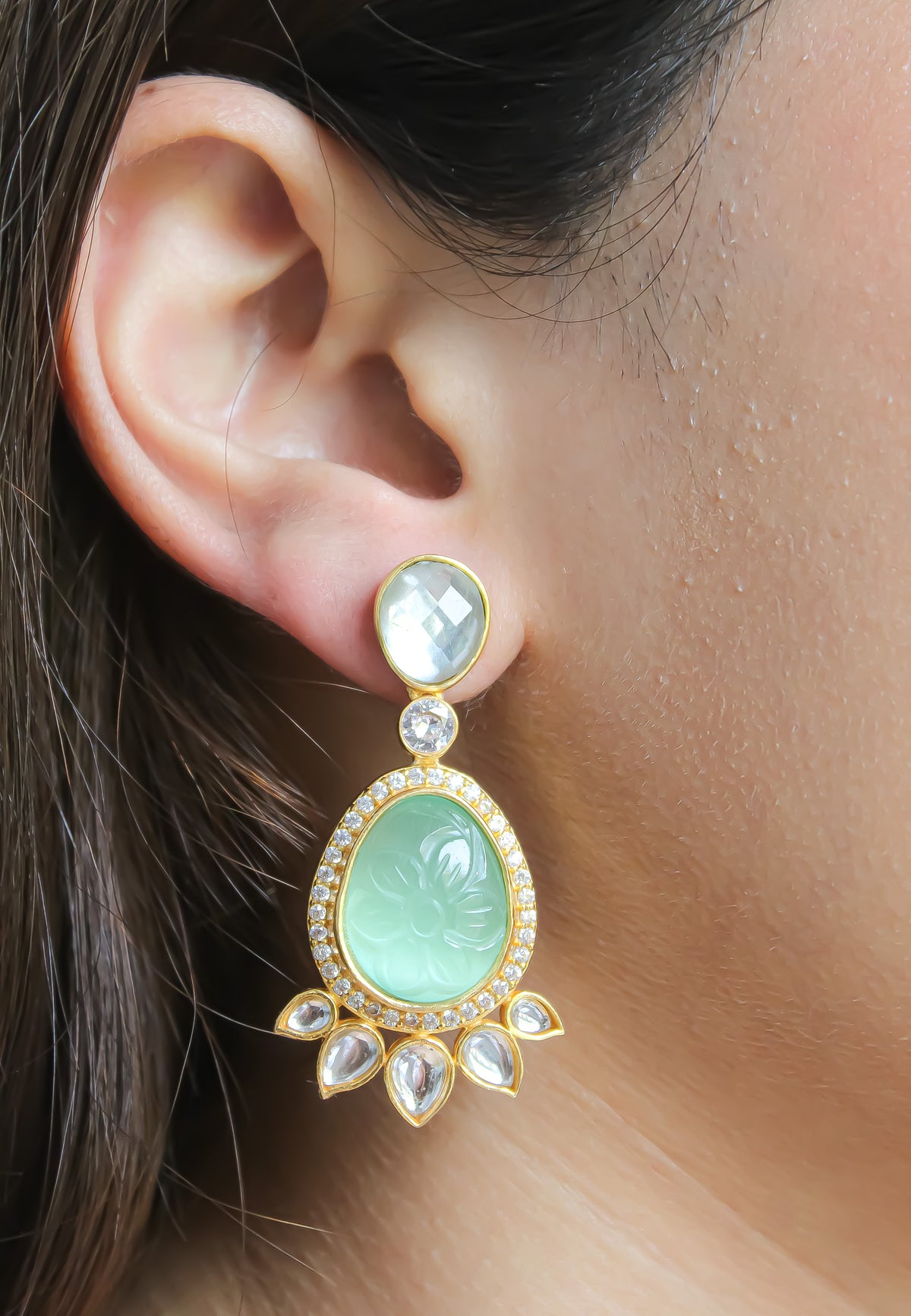 Cooter earrings bombay sunset