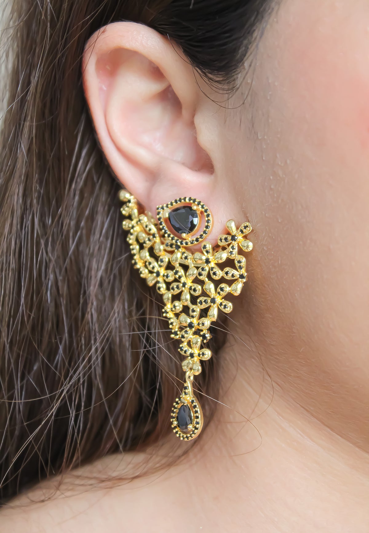 raipur earrings Bombay Sunset