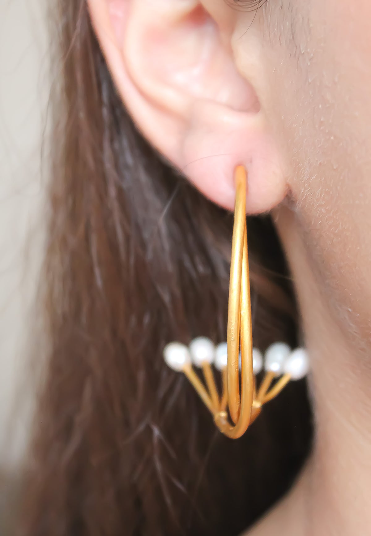 mazzini twisted earrings Bombay Sunset