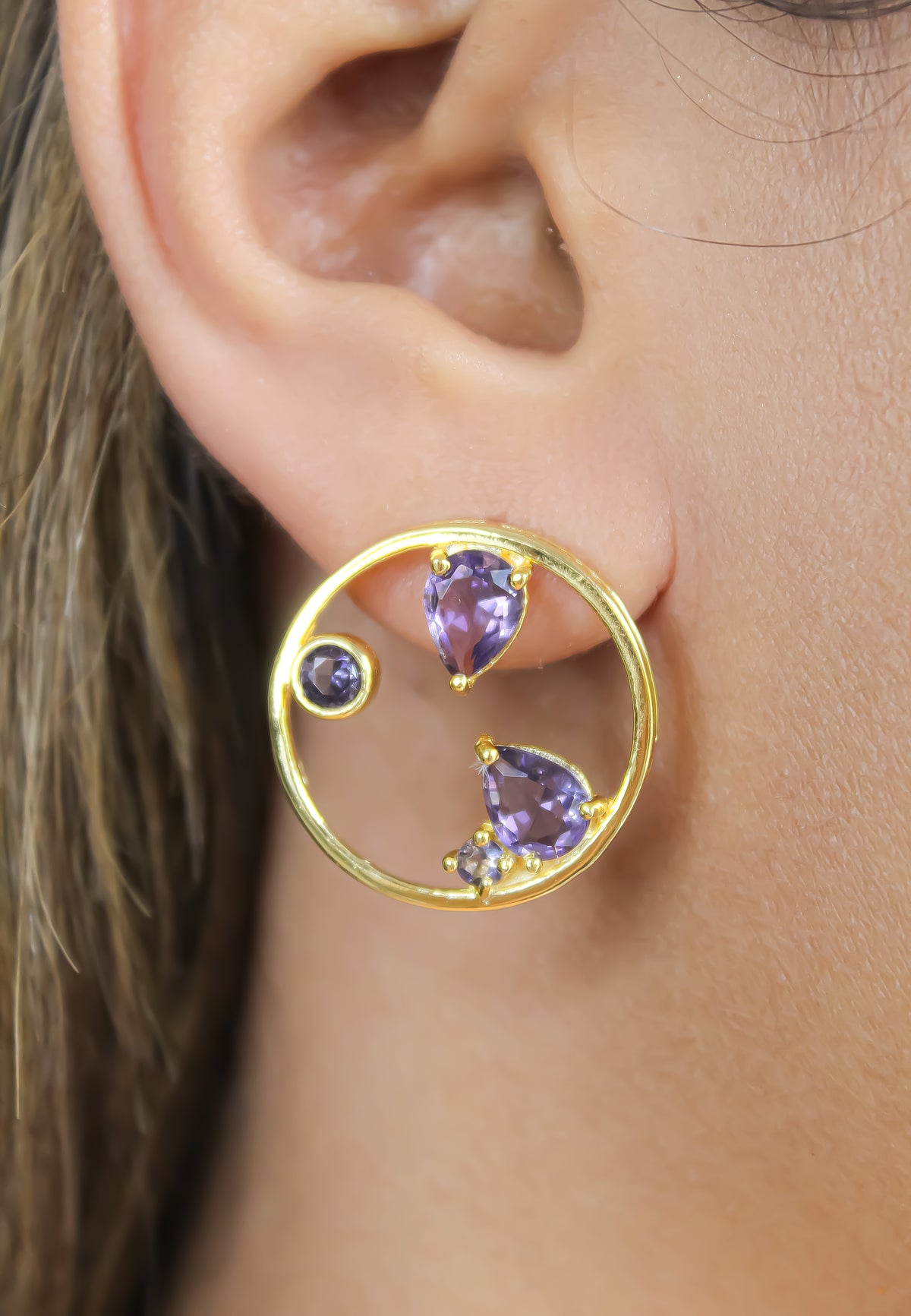 Ajman earrings bombay sunset