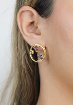 Load image into Gallery viewer, ajman earrings Bombay Sunset

