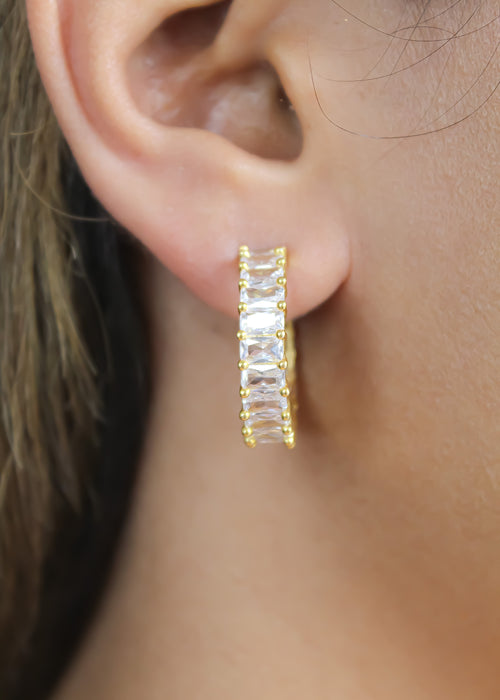 Downtown Earrings Bombay Sunset