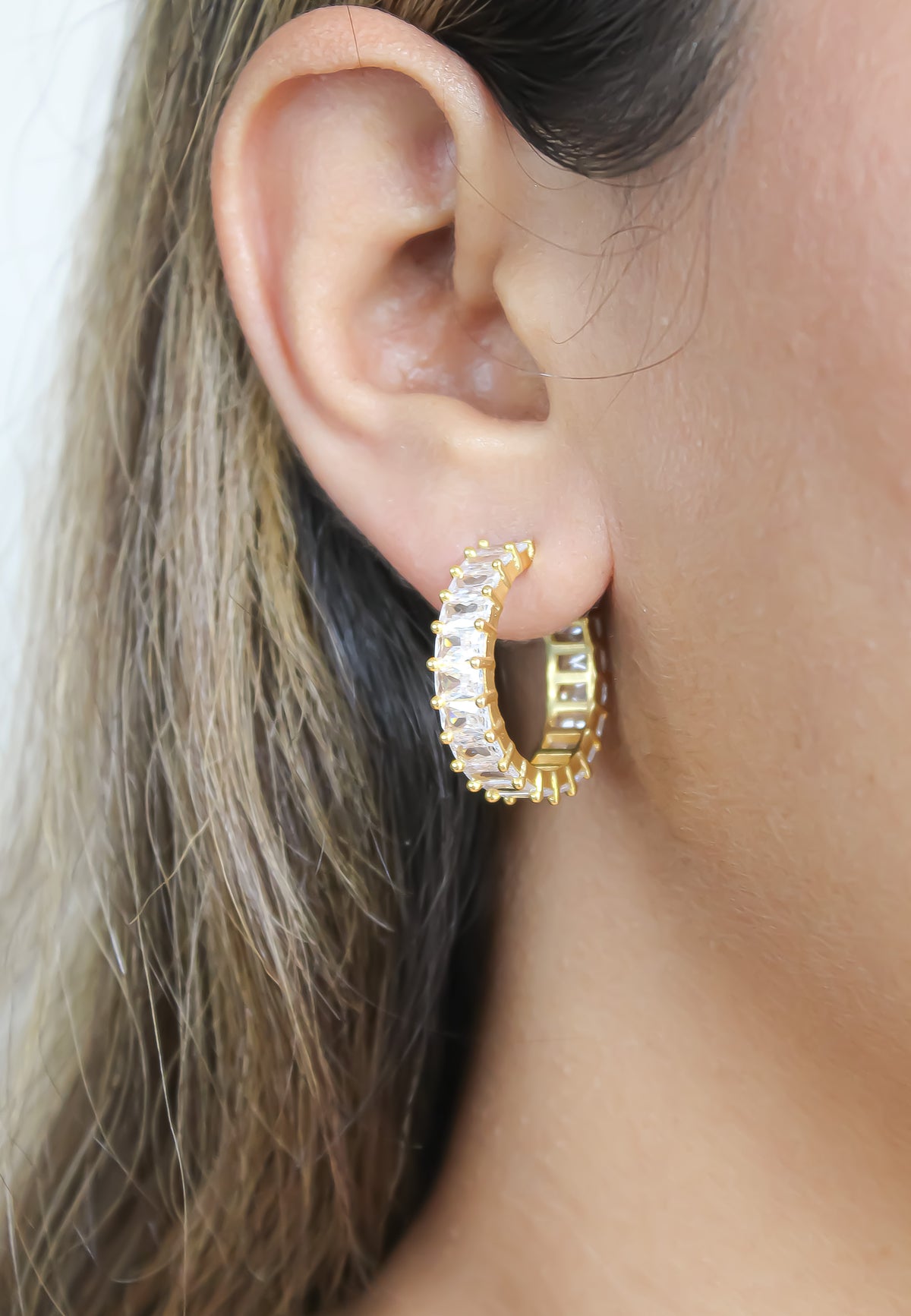 Downtown earrings bombay sunset