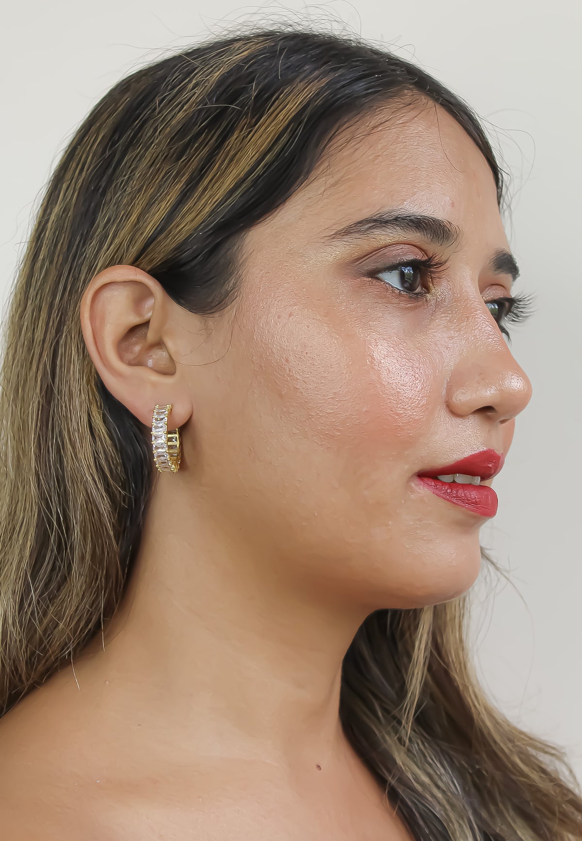 Downtown earrings bombay sunset
