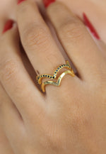 Load image into Gallery viewer, wave de bolsena ring Bombay Sunset

