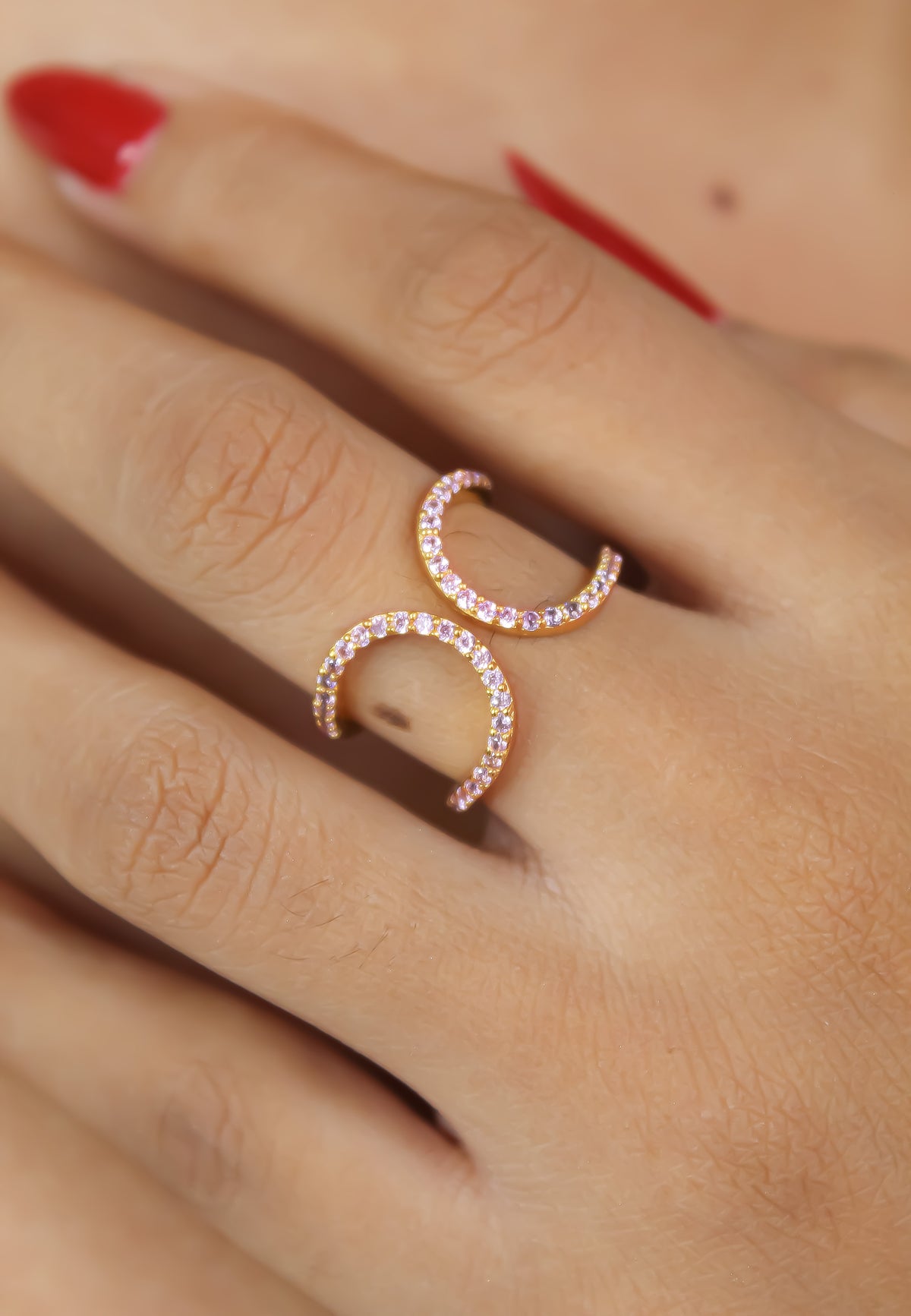 Shape shifter ring bombay sunset