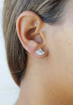 Load image into Gallery viewer, double shine earrings Bombay Sunset
