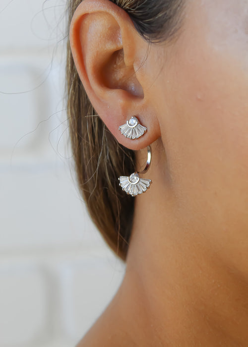 Double Shine Earrings Bombay Sunset