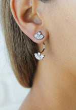 Load image into Gallery viewer, double shine earrings Bombay Sunset
