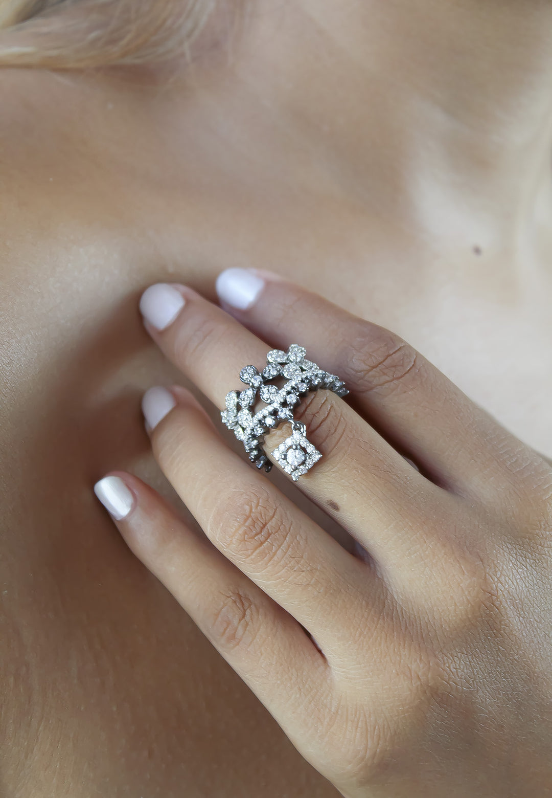 Anillo de bellydance Bombay Be Sunset