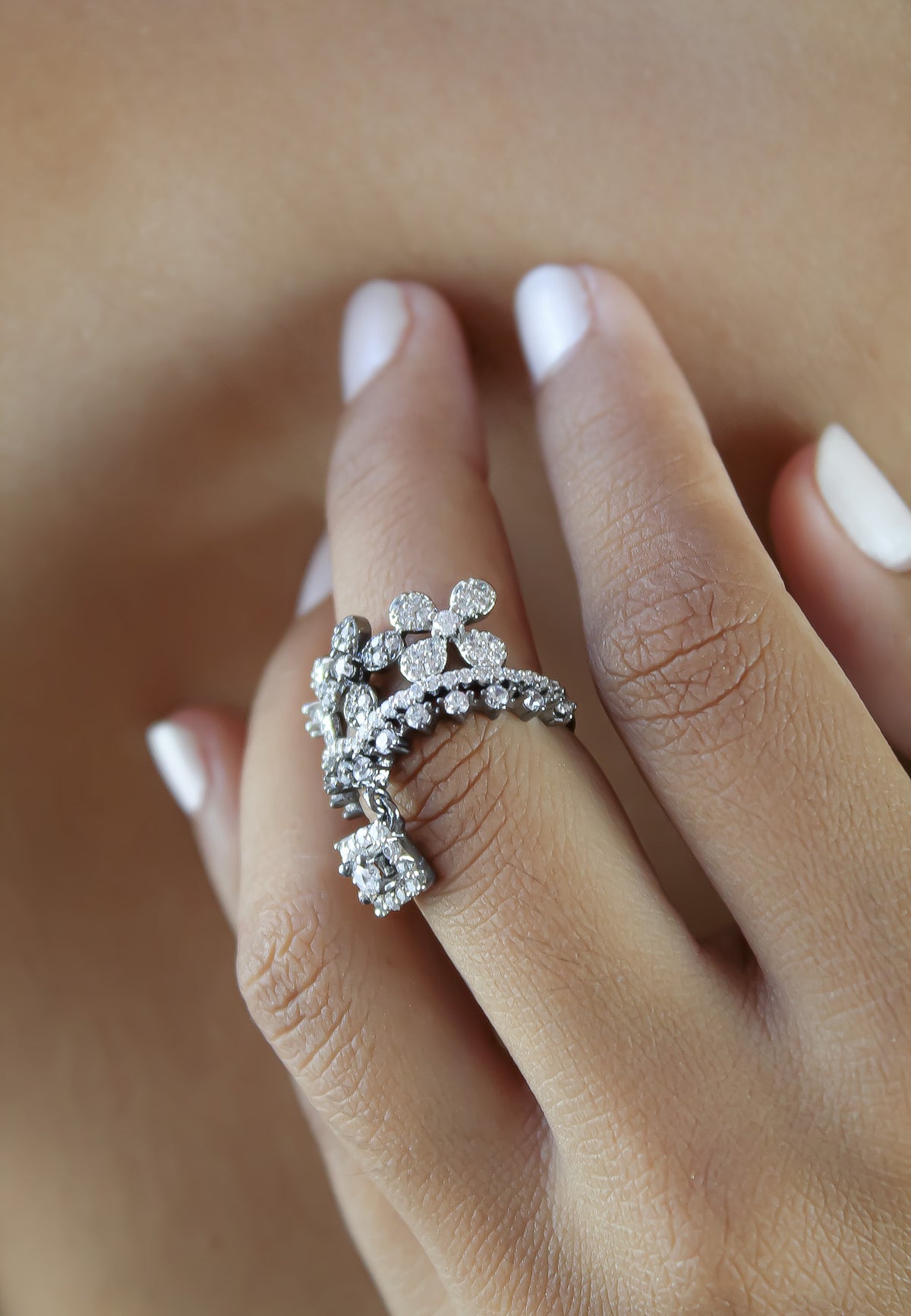 Anillo tiara bombay be sunset