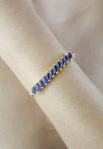 Load image into Gallery viewer, crystal spikes bracelet 1 Bombay Sunset
