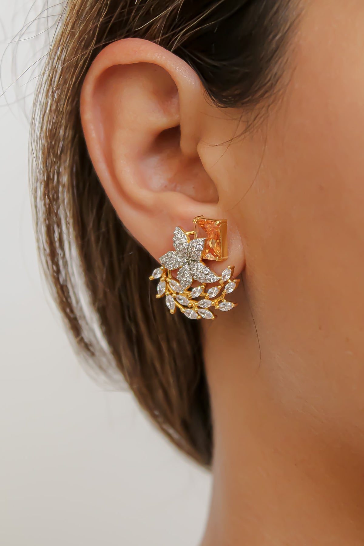 Summer star stud earrings bombay sunset