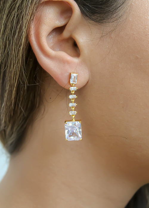 Golden Cruise Benares Earrings Bombay Sunset