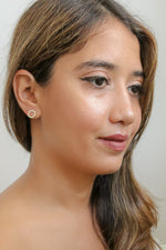 Load image into Gallery viewer, hoop earrings Bombay Sunset
