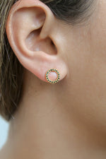 Load image into Gallery viewer, hoop earrings Bombay Sunset
