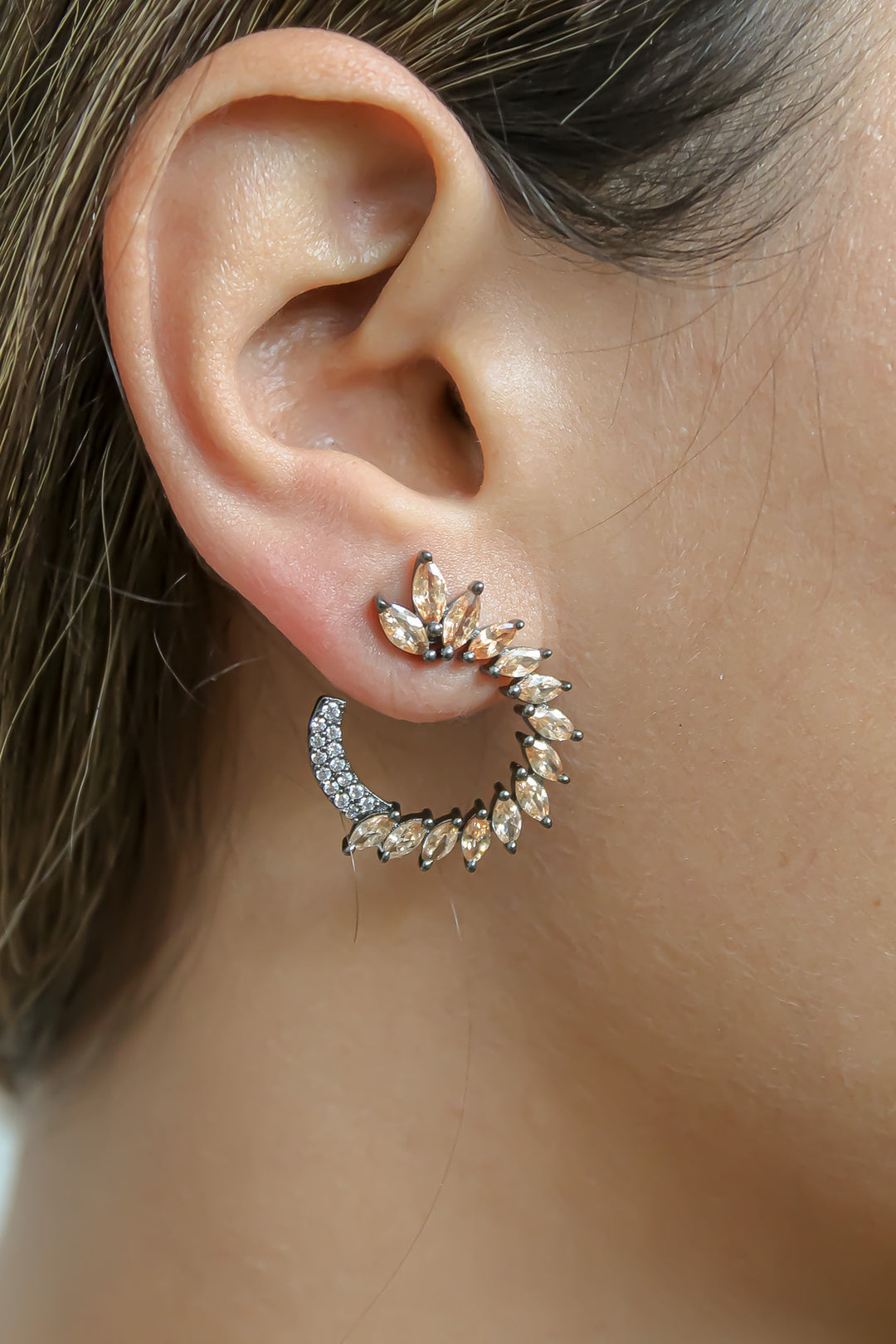 viper earrings Bombay Sunset