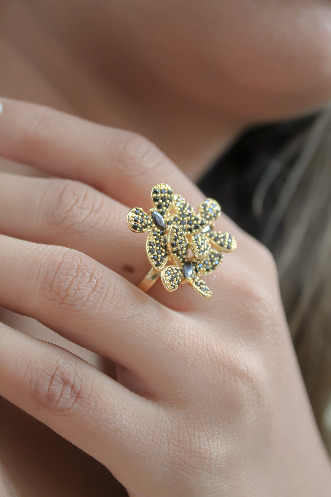 anillo de mariposa africana Be Sunset Bombay