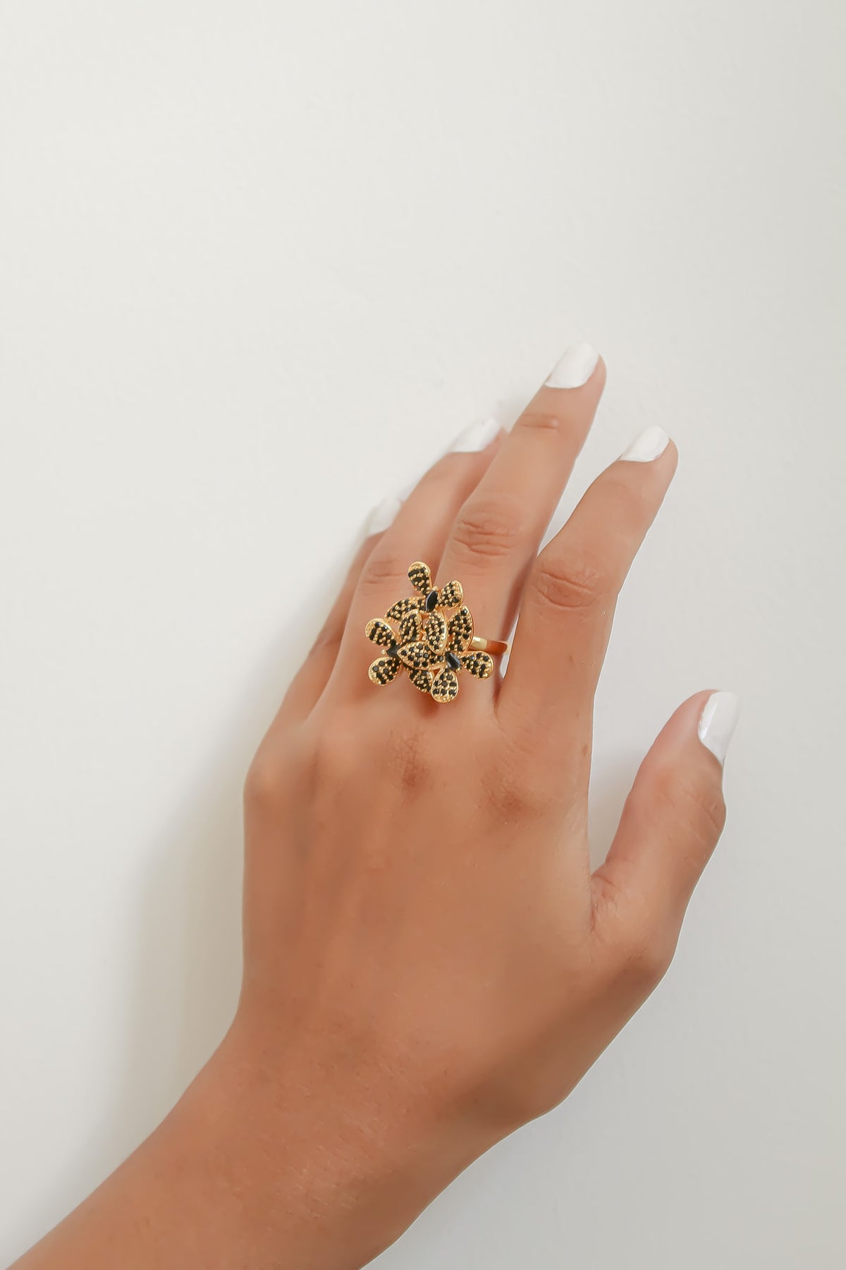 African butterfly ring bombay sunset