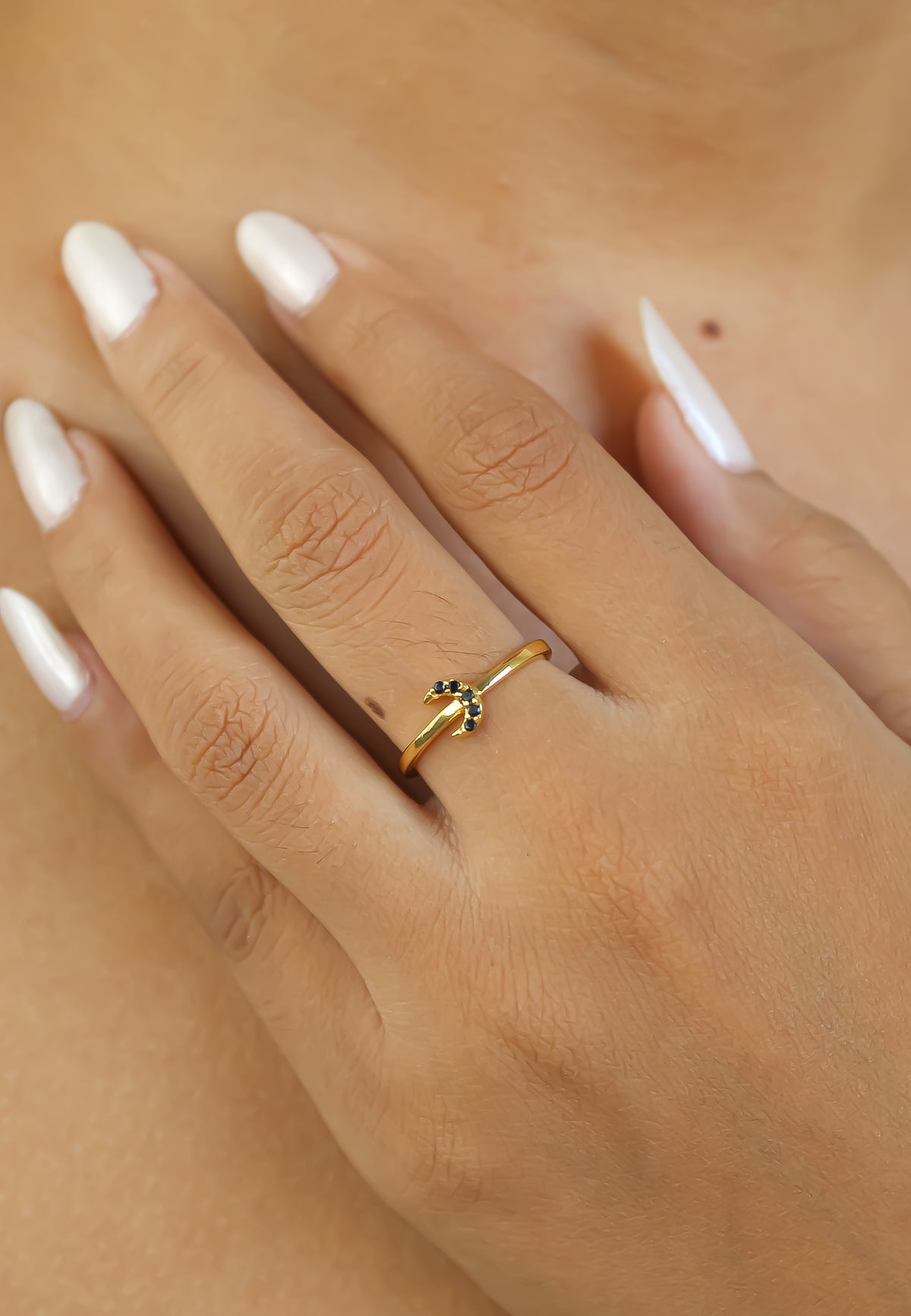 Moon stone ring bombay sunset