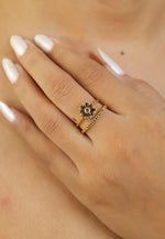 Carregar imagem no visualizador da Galeria, sunflower ring 1 Bombay Sunset
