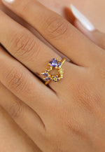 Load image into Gallery viewer, Rieti Heart Ring Bombay Sunset
