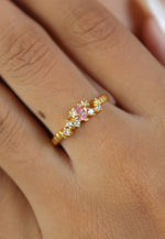 Load image into Gallery viewer, Star Heart Ring Bombay Sunset
