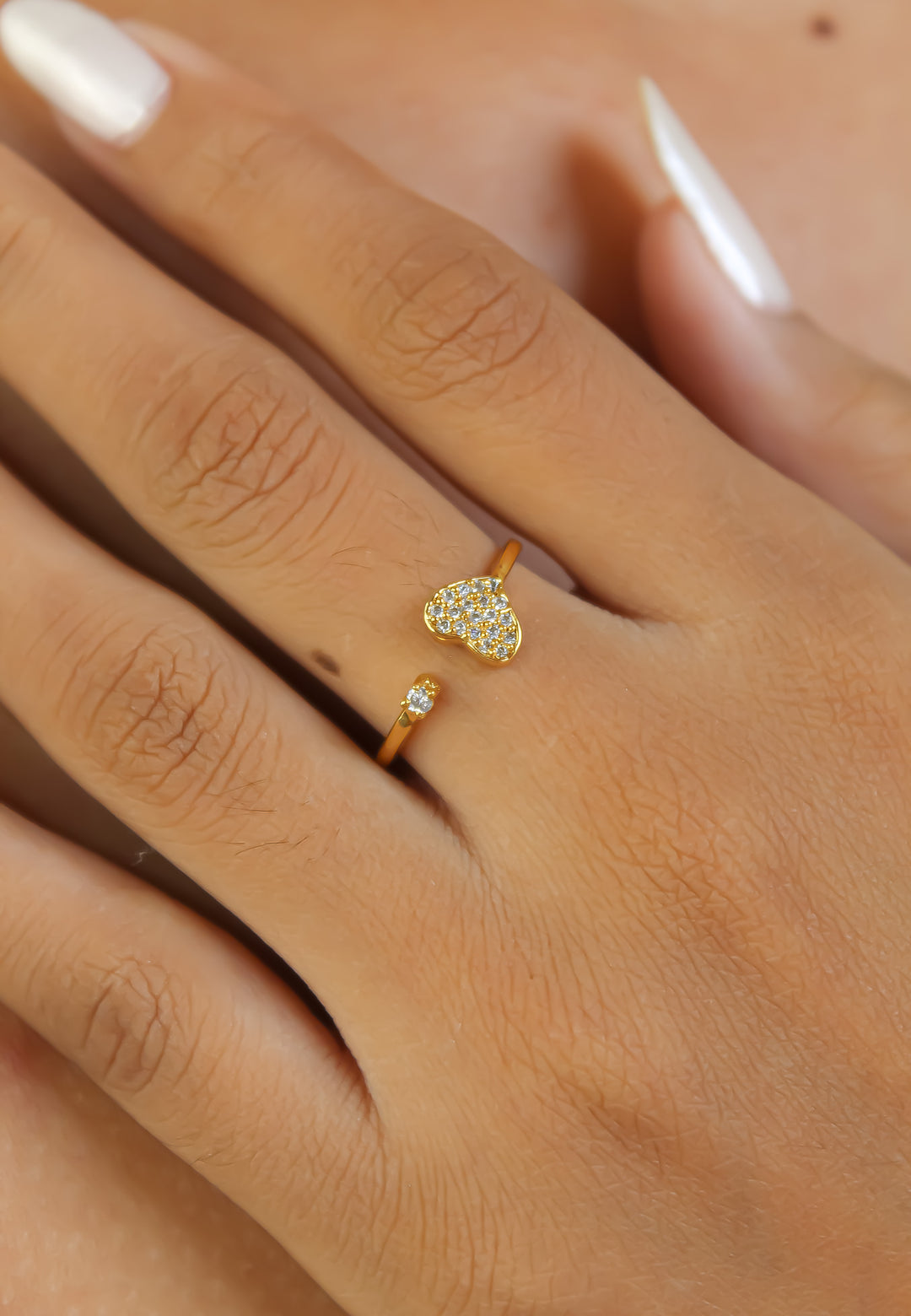 Anillo Terni con corazón Bombay Be Sunset