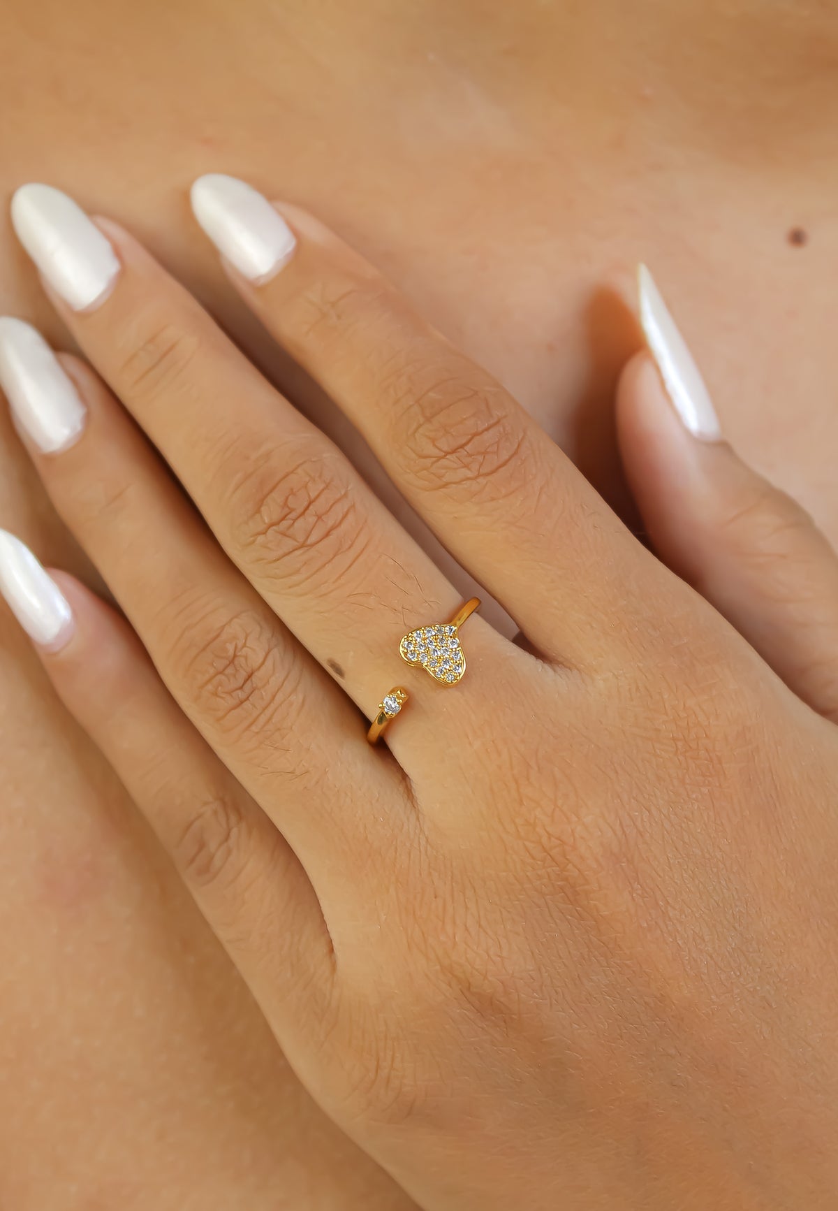 Terni heart ring bombay sunset