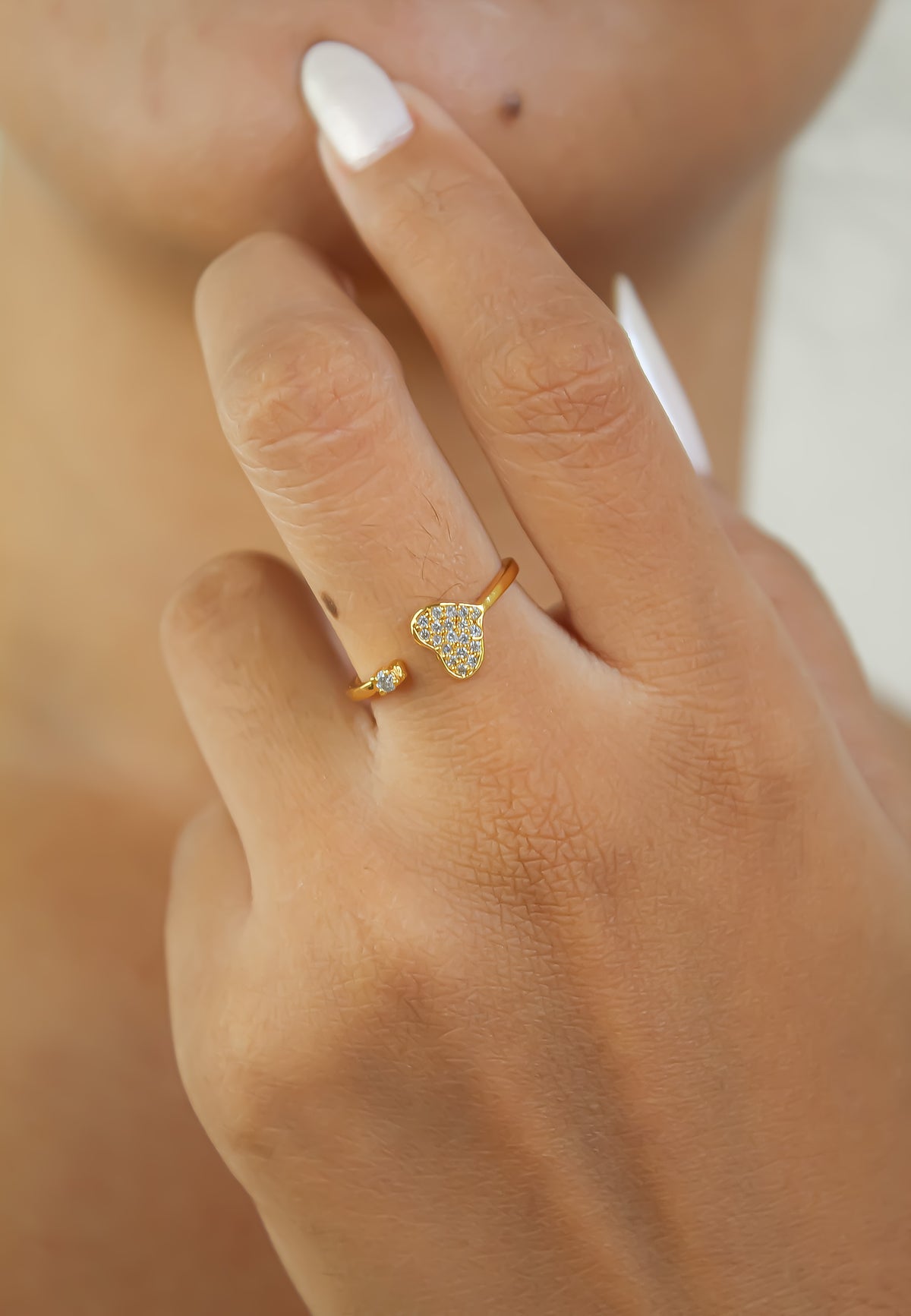 Terni heart ring bombay sunset