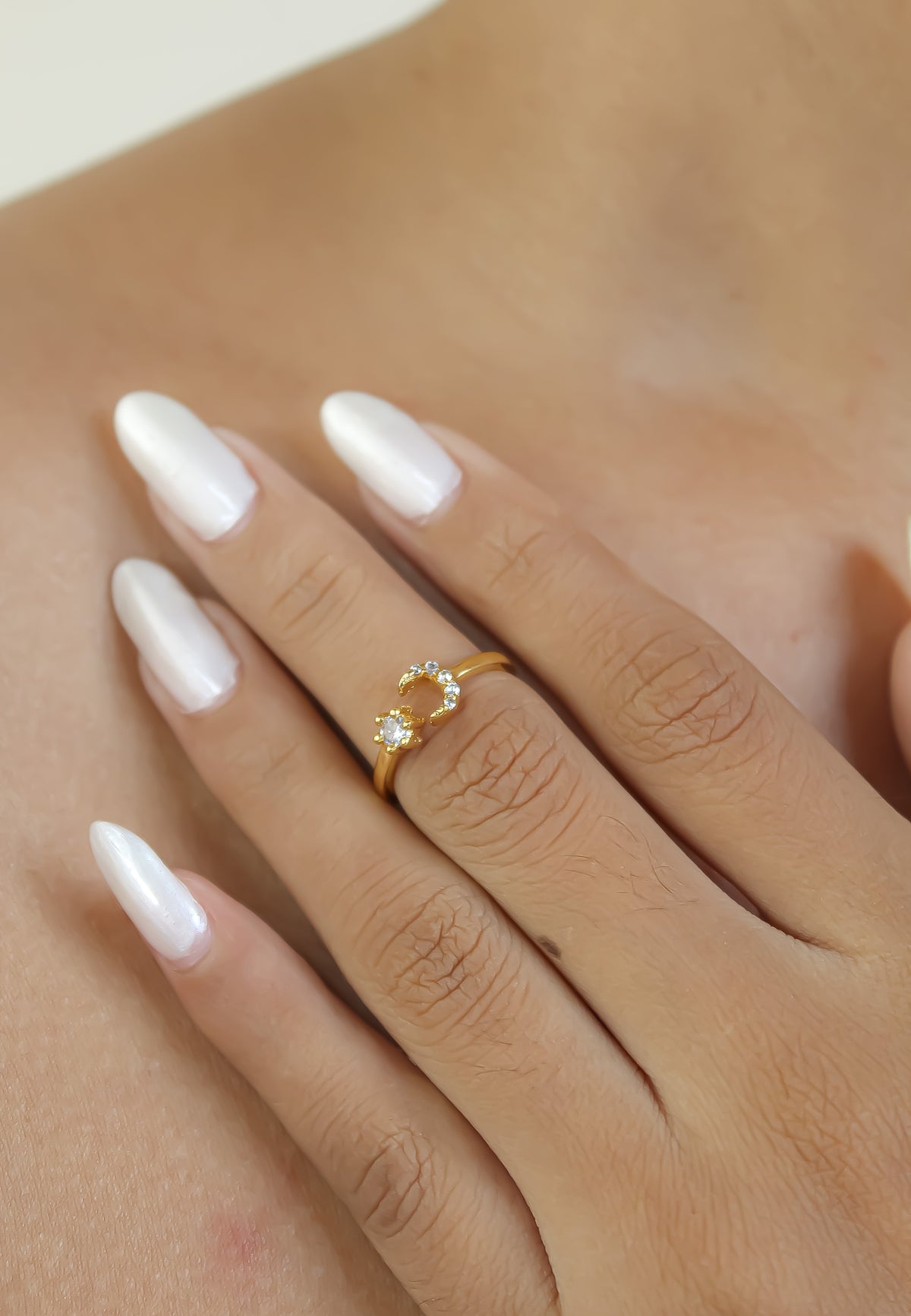 Prato cresent ring bombay sunset
