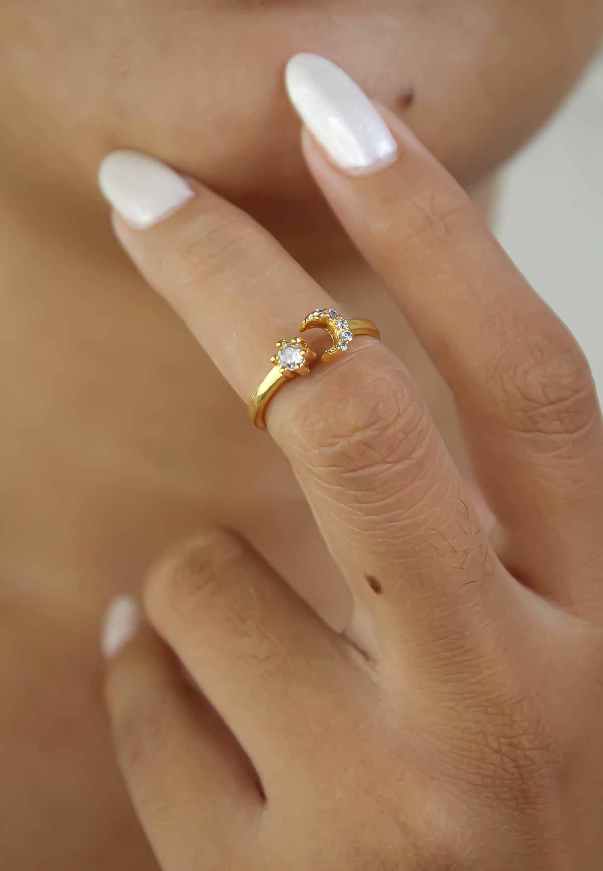 Prato cresent ring bombay sunset