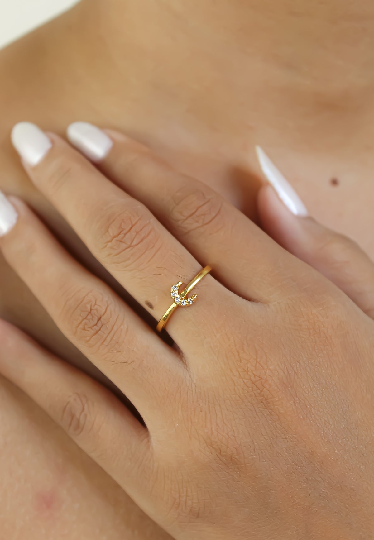 Moon stone ring bombay sunset
