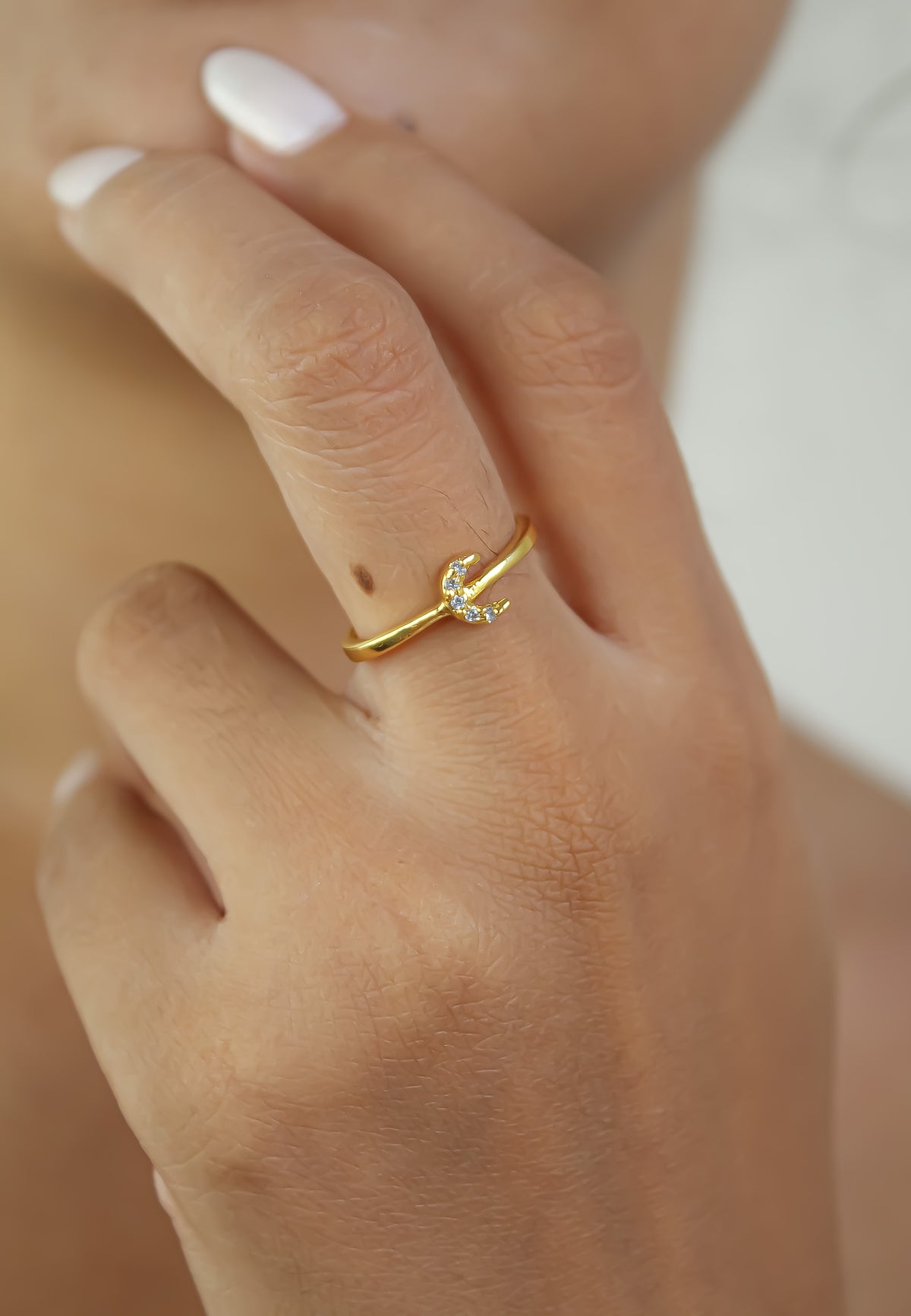 Moon stone ring bombay sunset