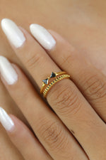 Load image into Gallery viewer, Albinia Bow Ring Bombay Sunset
